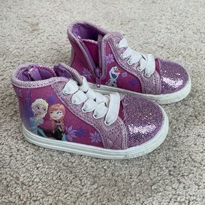 Frozen Baby/Toddler High Tops - Size 6, Pink